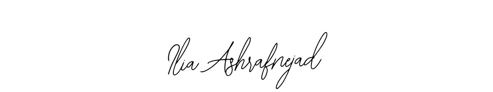 Design your own signature with our free online signature maker. With this signature software, you can create a handwritten (Bearetta-2O07w) signature for name Ilia Ashrafnejad. Ilia Ashrafnejad signature style 12 images and pictures png