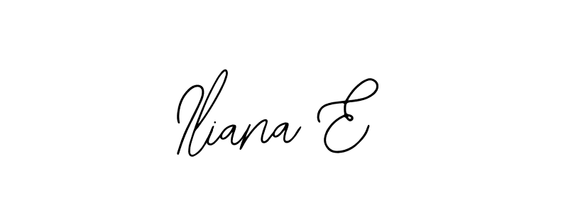 How to Draw Iliana E signature style? Bearetta-2O07w is a latest design signature styles for name Iliana E. Iliana E signature style 12 images and pictures png