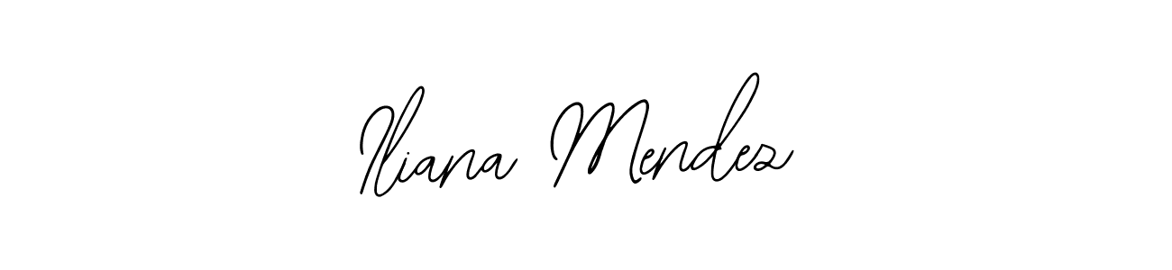 How to make Iliana Mendez name signature. Use Bearetta-2O07w style for creating short signs online. This is the latest handwritten sign. Iliana Mendez signature style 12 images and pictures png