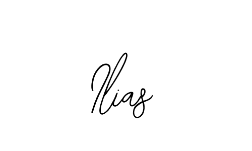 Use a signature maker to create a handwritten signature online. With this signature software, you can design (Bearetta-2O07w) your own signature for name Ilias. Ilias signature style 12 images and pictures png