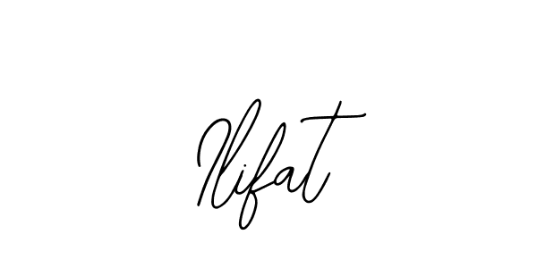 if you are searching for the best signature style for your name Ilifat. so please give up your signature search. here we have designed multiple signature styles  using Bearetta-2O07w. Ilifat signature style 12 images and pictures png