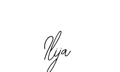 Design your own signature with our free online signature maker. With this signature software, you can create a handwritten (Bearetta-2O07w) signature for name Ilija. Ilija signature style 12 images and pictures png