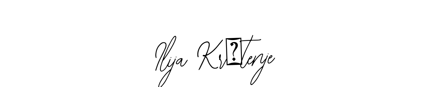 Make a beautiful signature design for name Ilija Krštenje. With this signature (Bearetta-2O07w) style, you can create a handwritten signature for free. Ilija Krštenje signature style 12 images and pictures png