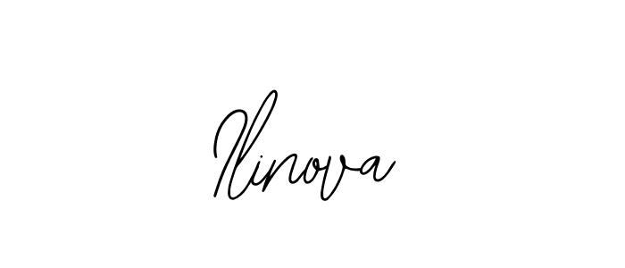 The best way (Bearetta-2O07w) to make a short signature is to pick only two or three words in your name. The name Ilinova include a total of six letters. For converting this name. Ilinova signature style 12 images and pictures png