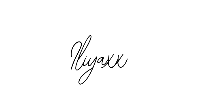 You should practise on your own different ways (Bearetta-2O07w) to write your name (Iliyaxx) in signature. don't let someone else do it for you. Iliyaxx signature style 12 images and pictures png