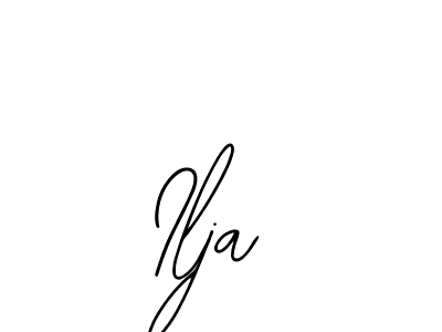 You should practise on your own different ways (Bearetta-2O07w) to write your name (Ilja) in signature. don't let someone else do it for you. Ilja signature style 12 images and pictures png