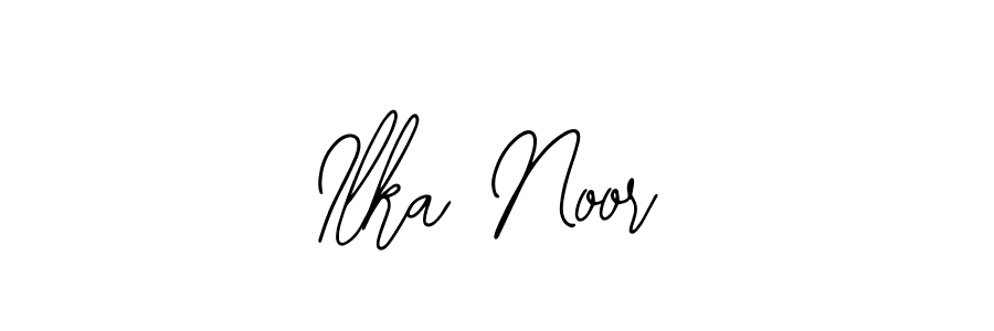 Design your own signature with our free online signature maker. With this signature software, you can create a handwritten (Bearetta-2O07w) signature for name Ilka Noor. Ilka Noor signature style 12 images and pictures png