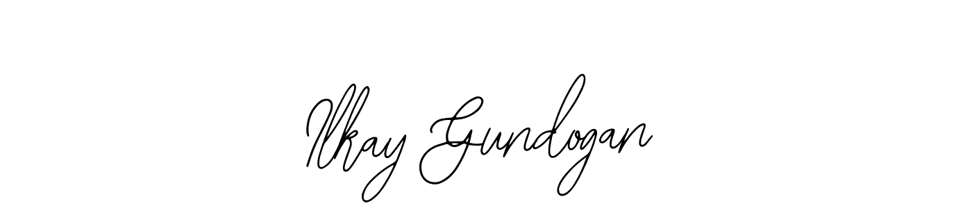 How to make Ilkay Gundogan name signature. Use Bearetta-2O07w style for creating short signs online. This is the latest handwritten sign. Ilkay Gundogan signature style 12 images and pictures png