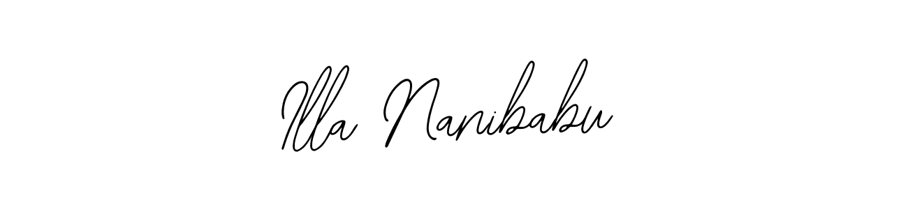 It looks lik you need a new signature style for name Illa Nanibabu. Design unique handwritten (Bearetta-2O07w) signature with our free signature maker in just a few clicks. Illa Nanibabu signature style 12 images and pictures png