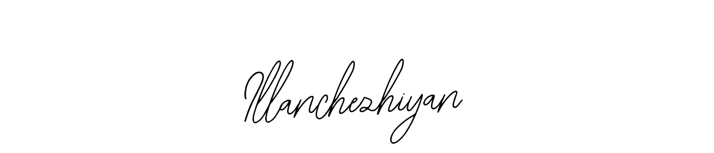 Use a signature maker to create a handwritten signature online. With this signature software, you can design (Bearetta-2O07w) your own signature for name Illanchezhiyan. Illanchezhiyan signature style 12 images and pictures png