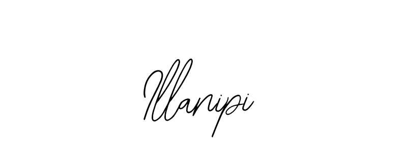 Use a signature maker to create a handwritten signature online. With this signature software, you can design (Bearetta-2O07w) your own signature for name Illanipi. Illanipi signature style 12 images and pictures png