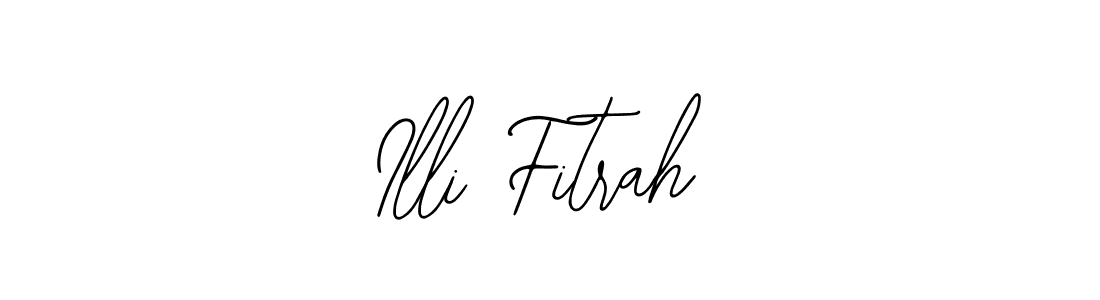 Make a beautiful signature design for name Illi Fitrah. Use this online signature maker to create a handwritten signature for free. Illi Fitrah signature style 12 images and pictures png