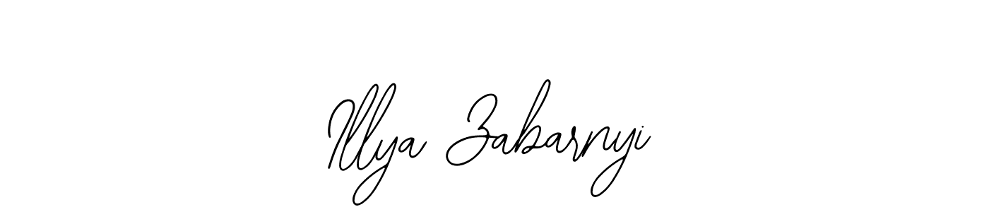 Make a beautiful signature design for name Illya Zabarnyi. With this signature (Bearetta-2O07w) style, you can create a handwritten signature for free. Illya Zabarnyi signature style 12 images and pictures png