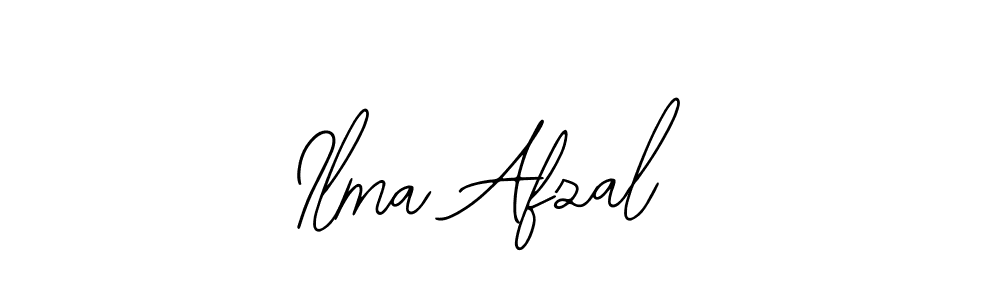 How to make Ilma Afzal signature? Bearetta-2O07w is a professional autograph style. Create handwritten signature for Ilma Afzal name. Ilma Afzal signature style 12 images and pictures png