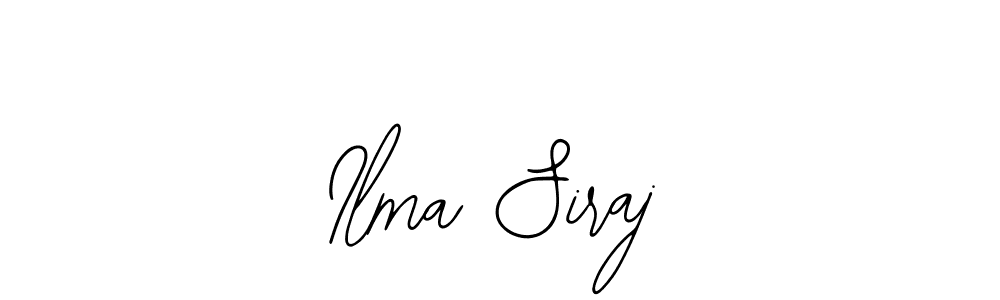 Make a beautiful signature design for name Ilma Siraj. Use this online signature maker to create a handwritten signature for free. Ilma Siraj signature style 12 images and pictures png