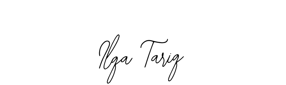 Design your own signature with our free online signature maker. With this signature software, you can create a handwritten (Bearetta-2O07w) signature for name Ilqa Tariq. Ilqa Tariq signature style 12 images and pictures png