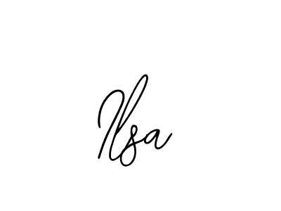 Bearetta-2O07w is a professional signature style that is perfect for those who want to add a touch of class to their signature. It is also a great choice for those who want to make their signature more unique. Get Ilsa name to fancy signature for free. Ilsa signature style 12 images and pictures png