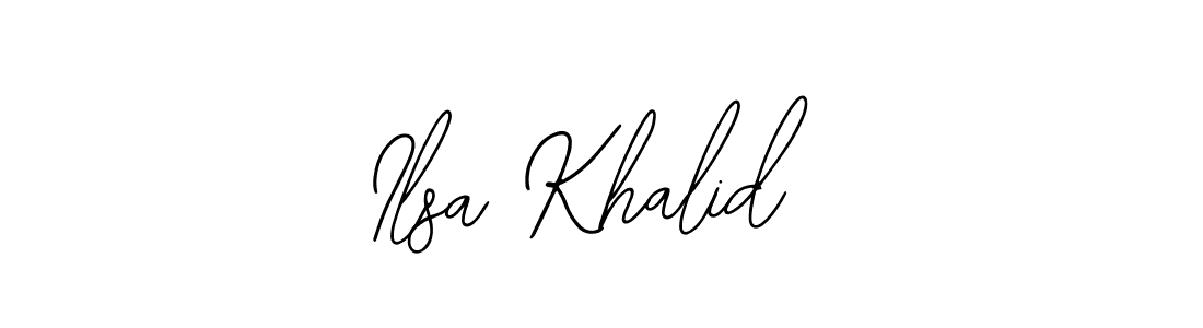 if you are searching for the best signature style for your name Ilsa Khalid. so please give up your signature search. here we have designed multiple signature styles  using Bearetta-2O07w. Ilsa Khalid signature style 12 images and pictures png