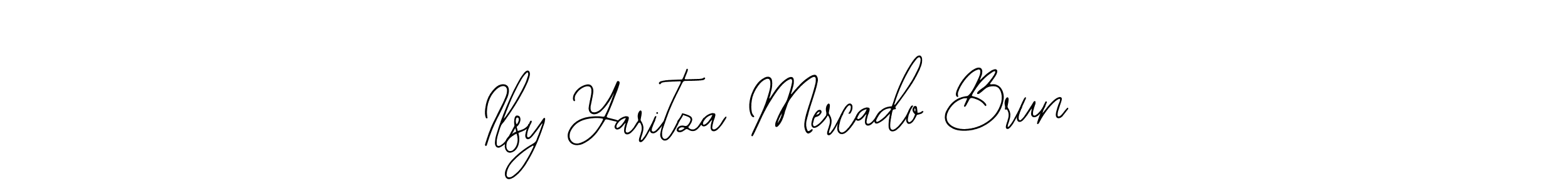 Make a beautiful signature design for name Ilsy Yaritza Mercado Brun. Use this online signature maker to create a handwritten signature for free. Ilsy Yaritza Mercado Brun signature style 12 images and pictures png