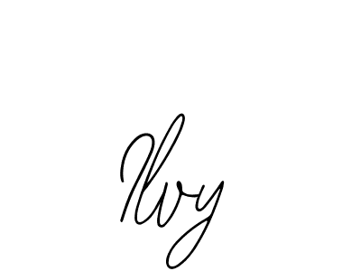 How to make Ilvy name signature. Use Bearetta-2O07w style for creating short signs online. This is the latest handwritten sign. Ilvy signature style 12 images and pictures png