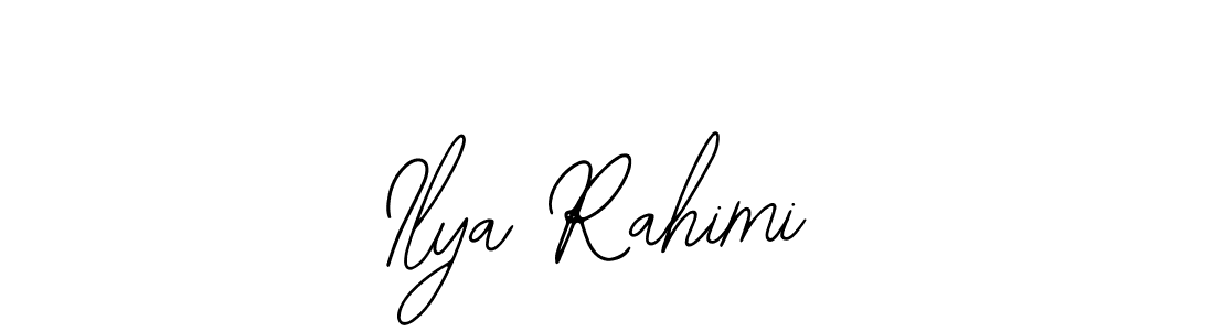 The best way (Bearetta-2O07w) to make a short signature is to pick only two or three words in your name. The name Ilya Rahimi include a total of six letters. For converting this name. Ilya Rahimi signature style 12 images and pictures png