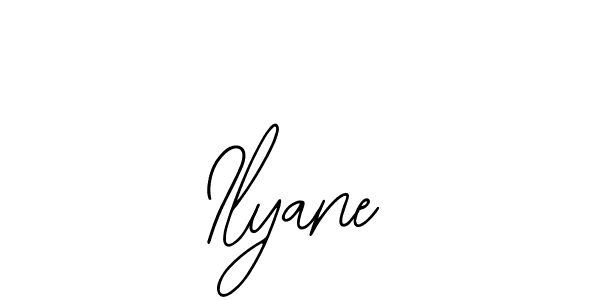 You should practise on your own different ways (Bearetta-2O07w) to write your name (Ilyane) in signature. don't let someone else do it for you. Ilyane signature style 12 images and pictures png