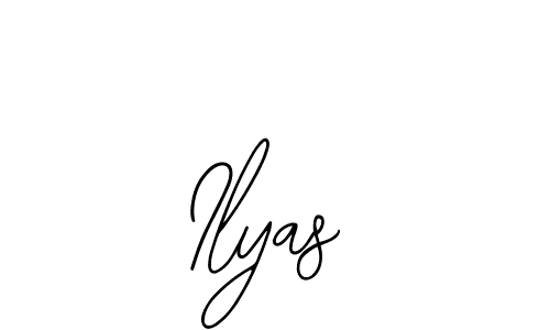 Design your own signature with our free online signature maker. With this signature software, you can create a handwritten (Bearetta-2O07w) signature for name Ilyas. Ilyas signature style 12 images and pictures png