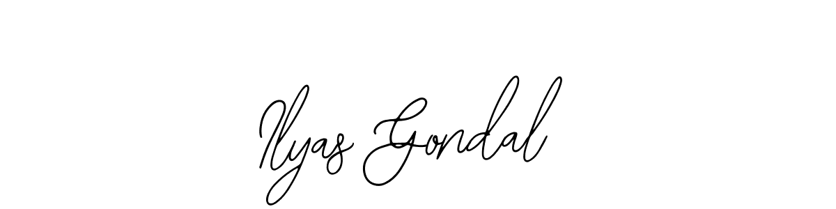 How to make Ilyas Gondal signature? Bearetta-2O07w is a professional autograph style. Create handwritten signature for Ilyas Gondal name. Ilyas Gondal signature style 12 images and pictures png