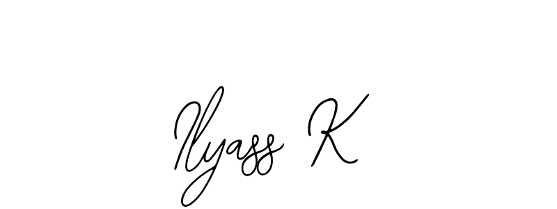 It looks lik you need a new signature style for name Ilyass K. Design unique handwritten (Bearetta-2O07w) signature with our free signature maker in just a few clicks. Ilyass K signature style 12 images and pictures png