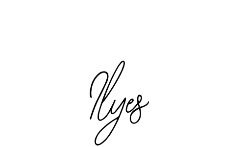 Also You can easily find your signature by using the search form. We will create Ilyes name handwritten signature images for you free of cost using Bearetta-2O07w sign style. Ilyes signature style 12 images and pictures png