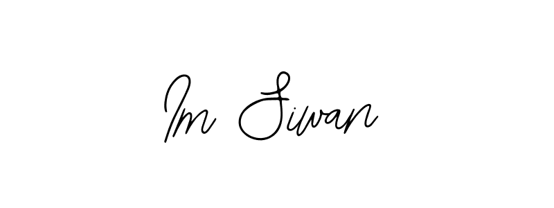 Design your own signature with our free online signature maker. With this signature software, you can create a handwritten (Bearetta-2O07w) signature for name Im Siwan. Im Siwan signature style 12 images and pictures png