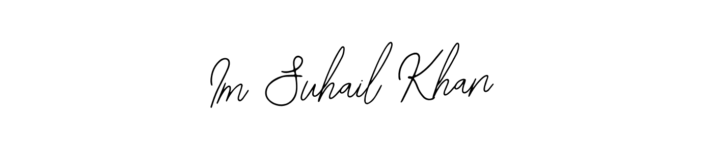 How to Draw Im Suhail Khan signature style? Bearetta-2O07w is a latest design signature styles for name Im Suhail Khan. Im Suhail Khan signature style 12 images and pictures png