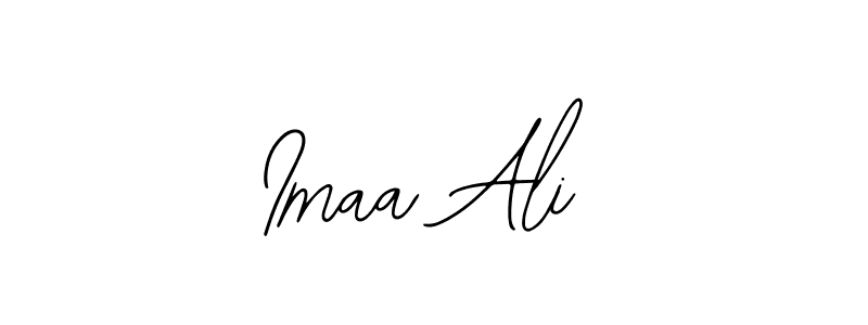 Similarly Bearetta-2O07w is the best handwritten signature design. Signature creator online .You can use it as an online autograph creator for name Imaa Ali. Imaa Ali signature style 12 images and pictures png