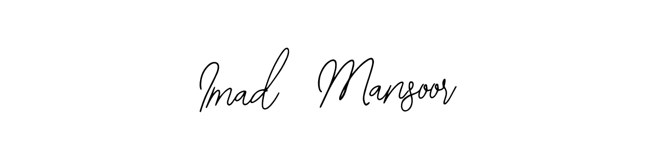Check out images of Autograph of Imad  Mansoor name. Actor Imad  Mansoor Signature Style. Bearetta-2O07w is a professional sign style online. Imad  Mansoor signature style 12 images and pictures png