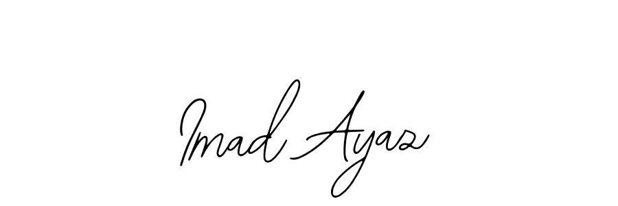 This is the best signature style for the Imad Ayaz name. Also you like these signature font (Bearetta-2O07w). Mix name signature. Imad Ayaz signature style 12 images and pictures png