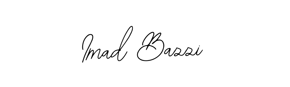 Create a beautiful signature design for name Imad Bazzi. With this signature (Bearetta-2O07w) fonts, you can make a handwritten signature for free. Imad Bazzi signature style 12 images and pictures png