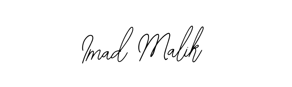 How to make Imad Malik signature? Bearetta-2O07w is a professional autograph style. Create handwritten signature for Imad Malik name. Imad Malik signature style 12 images and pictures png