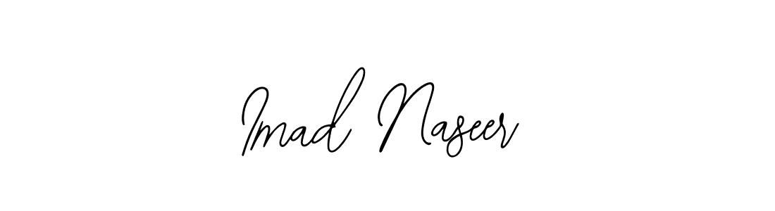 Imad Naseer stylish signature style. Best Handwritten Sign (Bearetta-2O07w) for my name. Handwritten Signature Collection Ideas for my name Imad Naseer. Imad Naseer signature style 12 images and pictures png