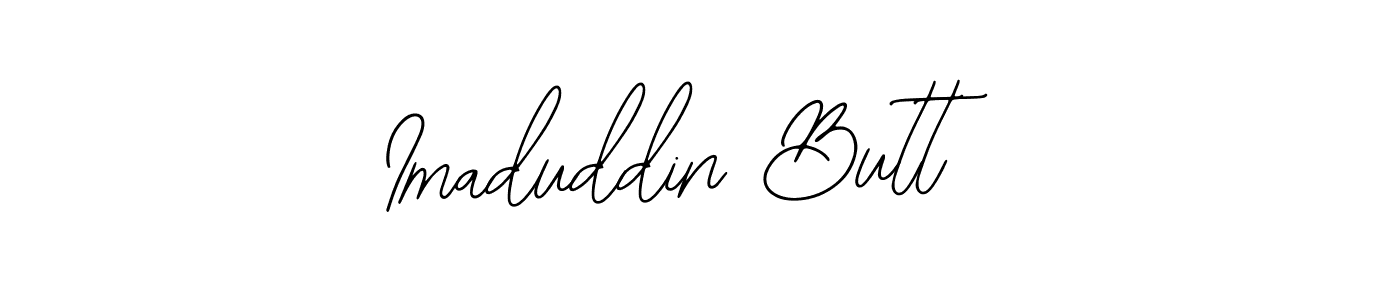 How to make Imaduddin Butt signature? Bearetta-2O07w is a professional autograph style. Create handwritten signature for Imaduddin Butt name. Imaduddin Butt signature style 12 images and pictures png