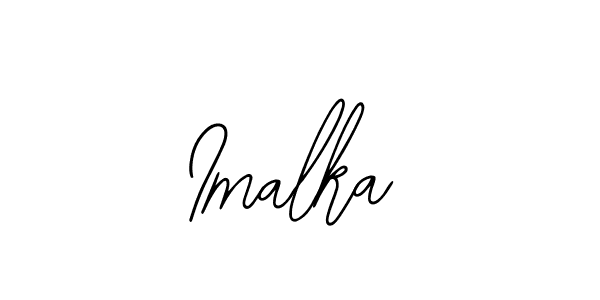 Also we have Imalka name is the best signature style. Create professional handwritten signature collection using Bearetta-2O07w autograph style. Imalka signature style 12 images and pictures png