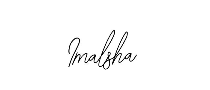 How to Draw Imalsha signature style? Bearetta-2O07w is a latest design signature styles for name Imalsha. Imalsha signature style 12 images and pictures png