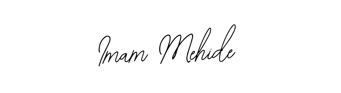 Create a beautiful signature design for name Imam Mehide. With this signature (Bearetta-2O07w) fonts, you can make a handwritten signature for free. Imam Mehide signature style 12 images and pictures png