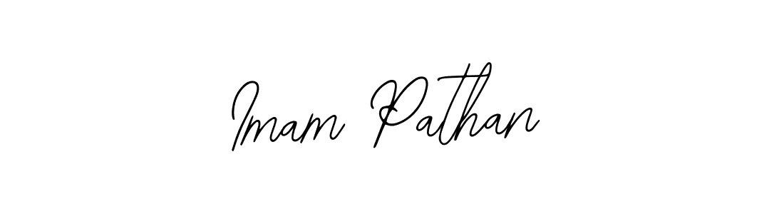 Use a signature maker to create a handwritten signature online. With this signature software, you can design (Bearetta-2O07w) your own signature for name Imam Pathan. Imam Pathan signature style 12 images and pictures png