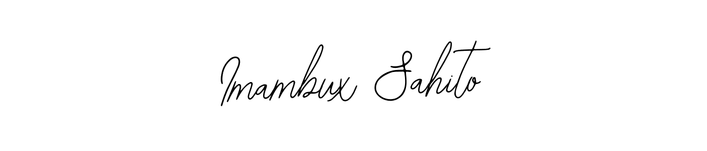 Also we have Imambux Sahito name is the best signature style. Create professional handwritten signature collection using Bearetta-2O07w autograph style. Imambux Sahito signature style 12 images and pictures png