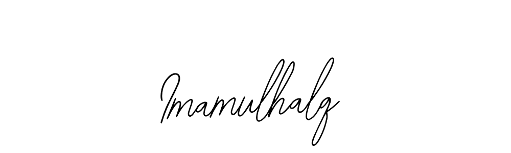 Bearetta-2O07w is a professional signature style that is perfect for those who want to add a touch of class to their signature. It is also a great choice for those who want to make their signature more unique. Get Imamulhalq name to fancy signature for free. Imamulhalq signature style 12 images and pictures png