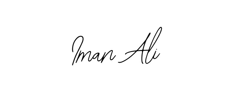 Use a signature maker to create a handwritten signature online. With this signature software, you can design (Bearetta-2O07w) your own signature for name Iman Ali. Iman Ali signature style 12 images and pictures png