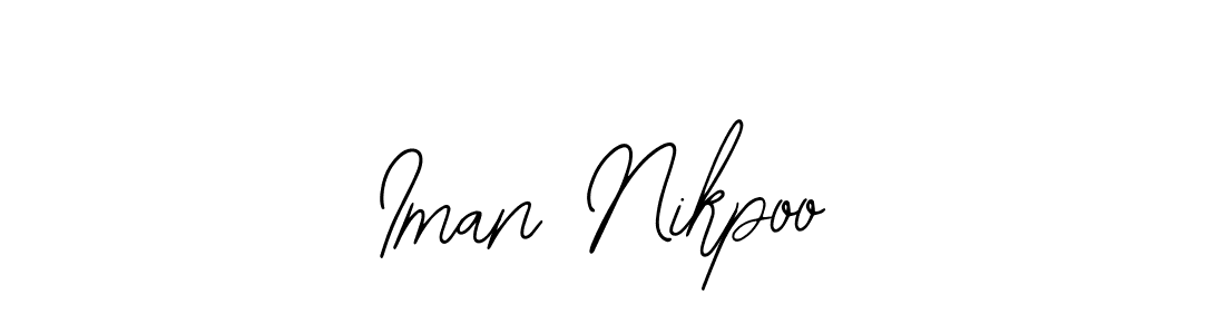 How to Draw Iman Nikpoo signature style? Bearetta-2O07w is a latest design signature styles for name Iman Nikpoo. Iman Nikpoo signature style 12 images and pictures png