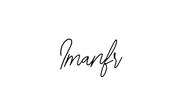 You should practise on your own different ways (Bearetta-2O07w) to write your name (Imanfr) in signature. don't let someone else do it for you. Imanfr signature style 12 images and pictures png