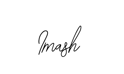 How to make Imash name signature. Use Bearetta-2O07w style for creating short signs online. This is the latest handwritten sign. Imash signature style 12 images and pictures png