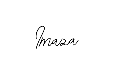 Imaza stylish signature style. Best Handwritten Sign (Bearetta-2O07w) for my name. Handwritten Signature Collection Ideas for my name Imaza. Imaza signature style 12 images and pictures png